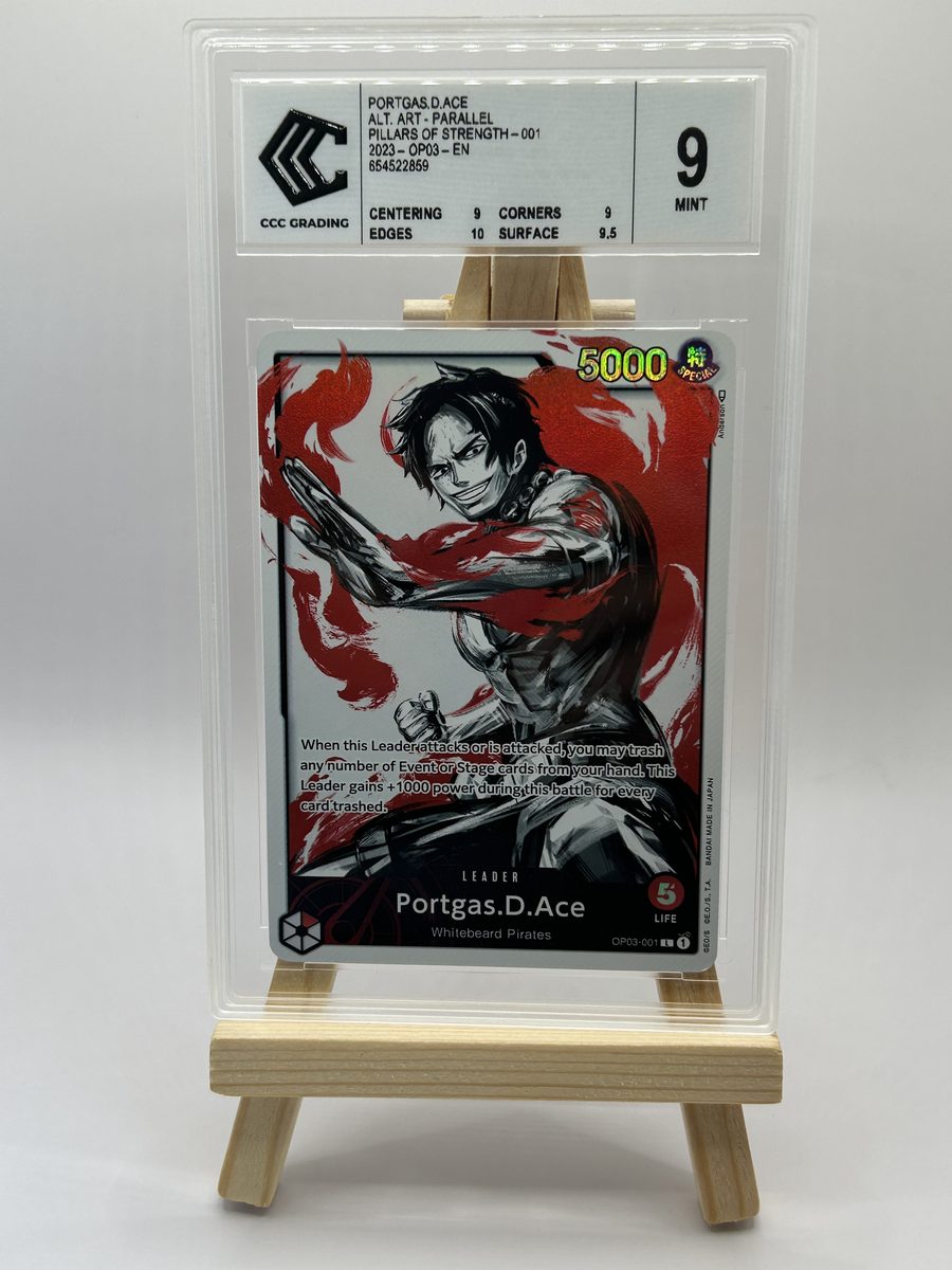 Portgas.D.Ace (Alt. Art Parallel) CCC Grading 9