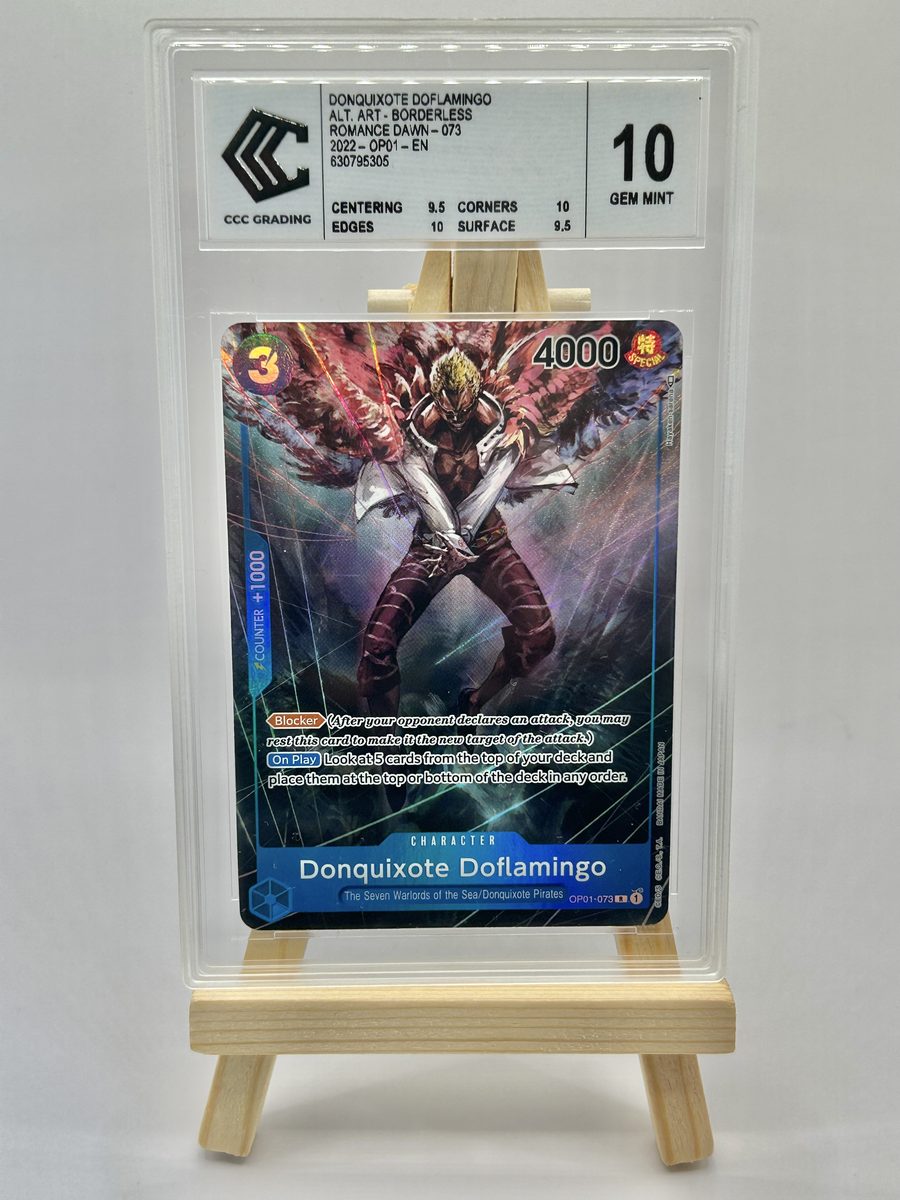 Donquixote Doflamingo (Alt. Art Borderless) CCC Grading 10